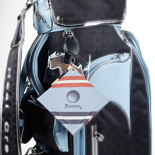 Piramalo Korean style new golf cleaning cloth, golf club wipes, telescopic hanging ring wipes