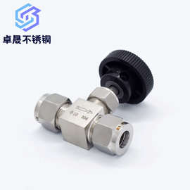304/316不锈钢卡套球阀针型阀双卡套仿美式直通球阀气源仪表阀门
