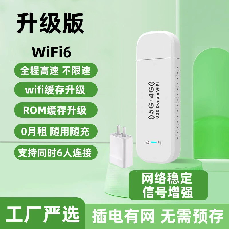 2024 новая модель - бесплатный карточный порт WiFi6 мобильная беспроводная карта трафика интернет карта хот-порт портативный портативный широкополосный