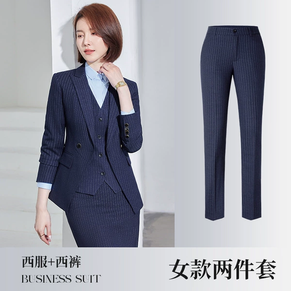 Women - Blue Suit + Trousers