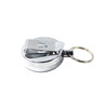 Full metal telescopic steel wire with zipper, keychain, anti-theft