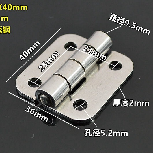 304ステンレスヒンジ厚さ重型工業ヒンジ板折り畳みキャビネットケース部品折り畳み平開ヒンジ|undefined