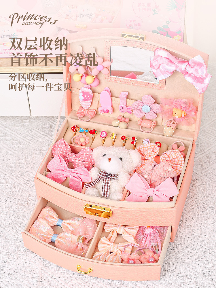 브로케이드 B 헤어 액세서리 선물 상자 같은 꽃 (절묘한 선물 상자)