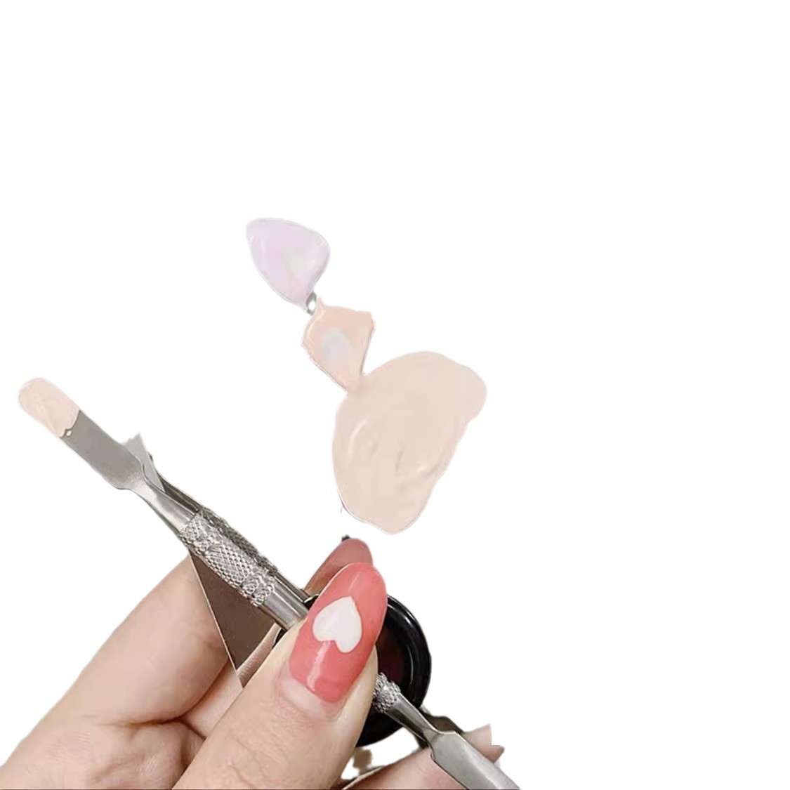 Cepillo de base en línea, conveniente herramienta de maquillaje, cepillo de mascarilla, base líquida de rubor, polvo suelto, maquillaje de belleza, cabello suave sin costuras, novato