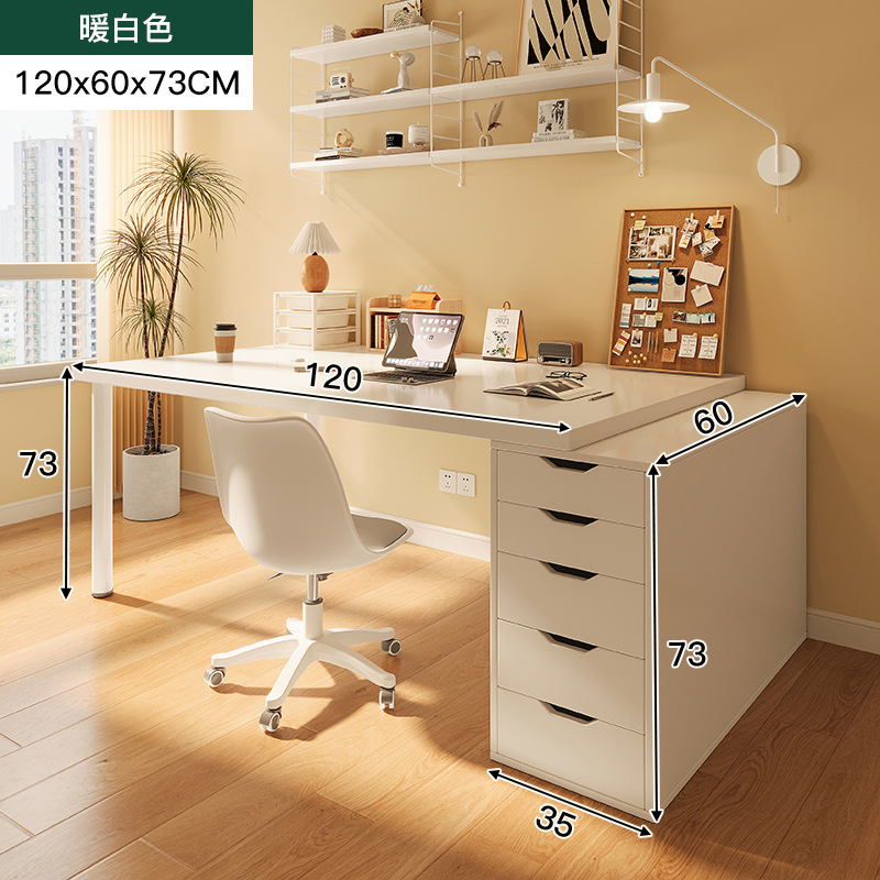 Escritorio doble, hogar, lujo ligero, escritorio de computadora moderno, escritorio, dormitorio, escritorio de aprendizaje simple, escritorio de escritura, banco de trabajo