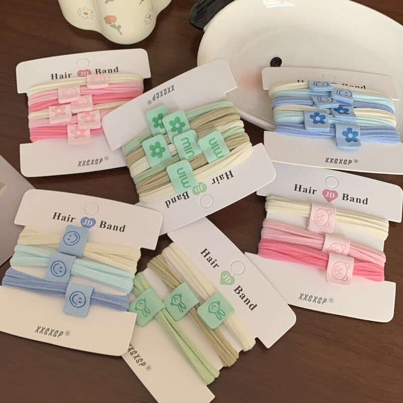 High ponytail hair rope high elastic durable rubber band women's hair band 2025 new high-end spring and summer headband headdress High ponytail hair rope high elastic durable rubber band women's hair band 2025 new high-end spring and summer headband headdress