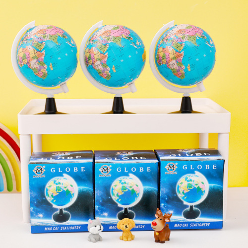 Geography teaching small globe, student educational early education desktop ornaments, creative back-to-school gift globe