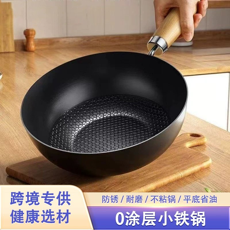 Многофункциональная сковорода-вок из нержавеющей стали для дома, универсальная, с антипригарным покрытием, подходит для индукционных плит, для супа и молока