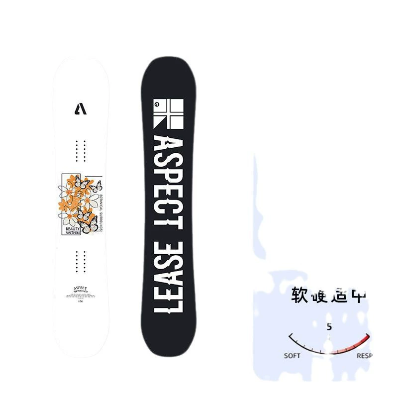 Ski board for adults, shoes, winter equipment, clips included