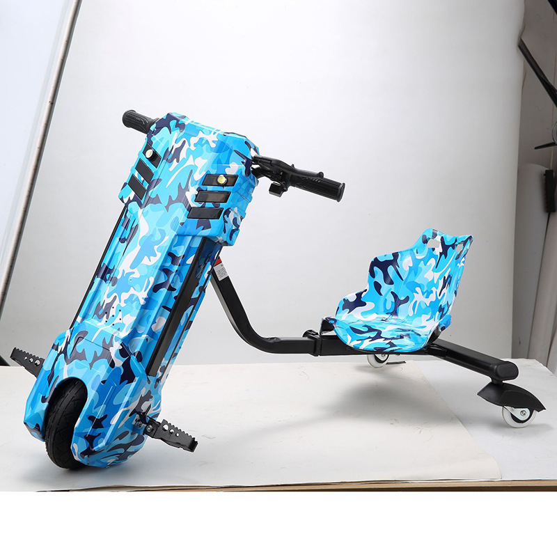 子供用シングルシート電動ドリフトカー三輪子供用電動おもちゃ長寿命インテリジェントダッシュボードドリフトカー|undefined
