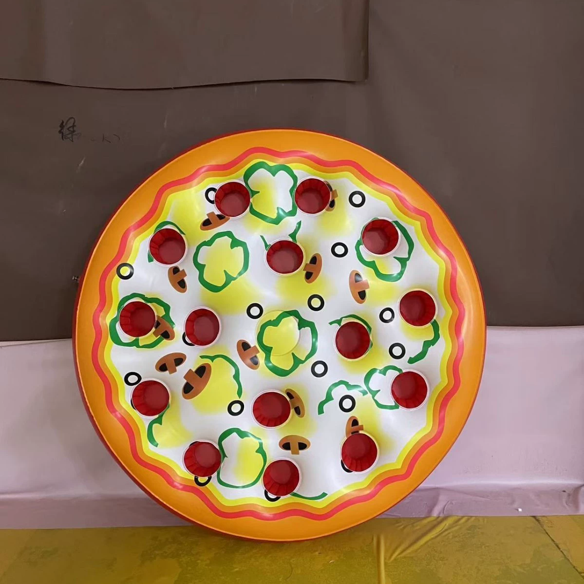 Новая надувная кровать-пицца из ПВХ от производителя, плавающий матрас для взрослых, надувное кресло-шезлонг в форме пиццы