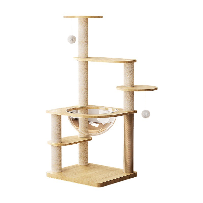 #CAT Climbing Frame Cat Nest Cat Tree Integrated Cat Rack Cat Space Capsule Babel Cat Rack Sisal Cat Scratching Toy
