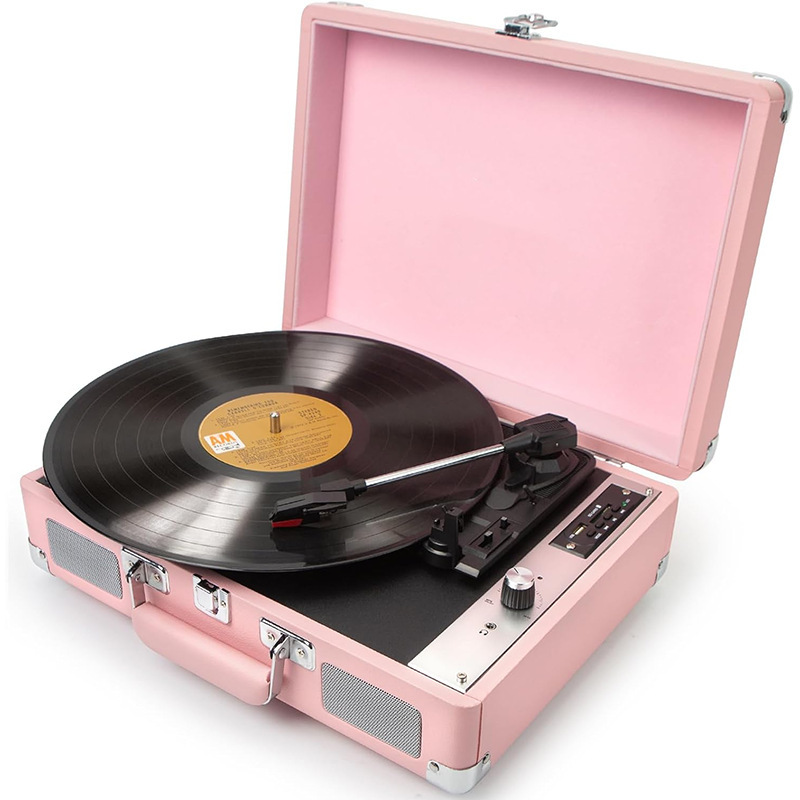 越境販売のビニールレコードプレーヤー、リビングルームの装飾用蓄音機、家庭用ヨーロピアンスタイルのギフト、Bluetoothスピーカー、ビニールレコードプレーヤー、LP|undefined