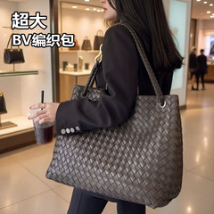 bv编织包超大号b家托特包休闲旅行大容量小众手提包磁扣单肩包女