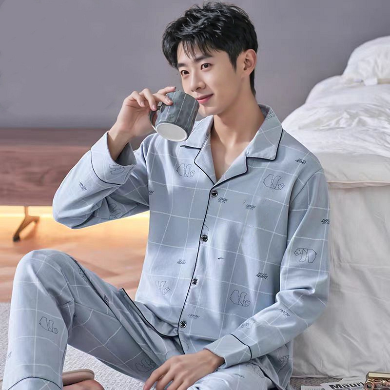 긴팔 긴바지 남성용 - 스퀘어넥 2417