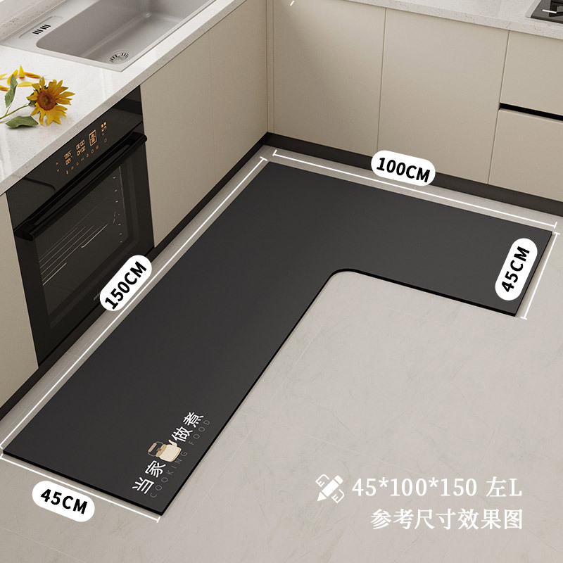 단색 회색 왼쪽 L-Domestic Cooking