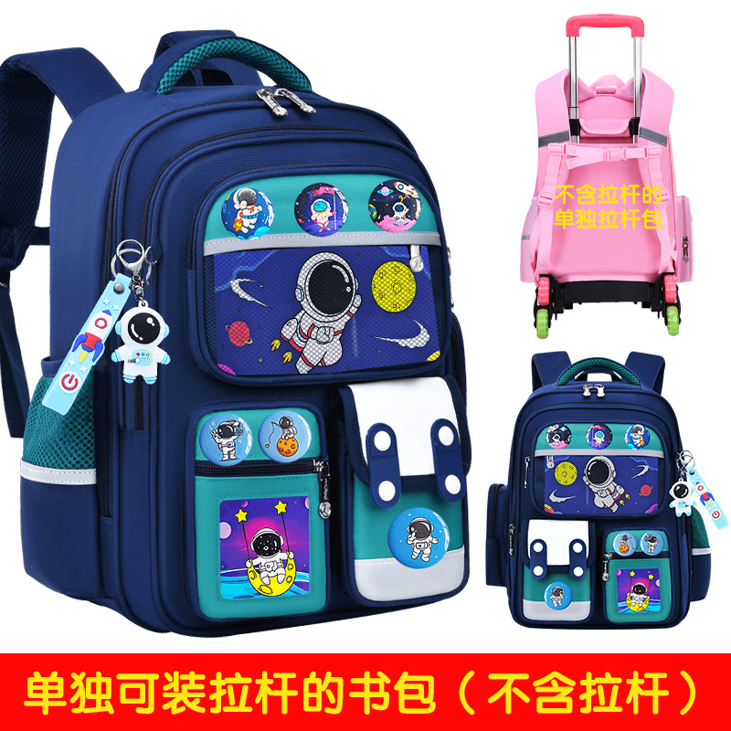 2026 nueva mochila escolar de tirón para estudiantes de primaria 23456 grados mochila de hombro