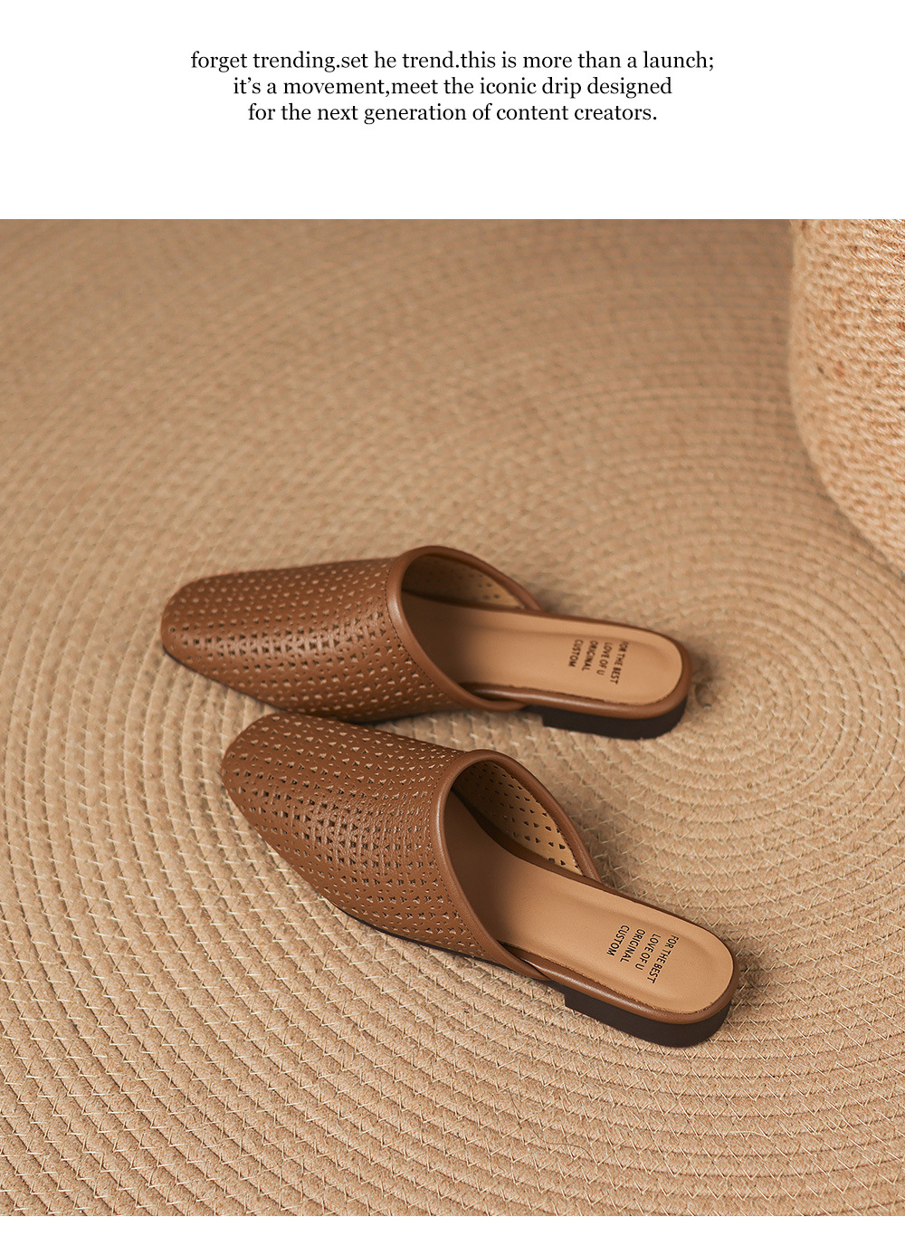 Dép sandal nữ quai chữ V đế bệt da bò mùa xuân hè — đen chi tiết 22