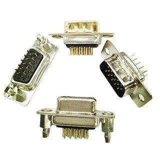 D-SUB������HDP15P��ĸͷ180��ȫ��ֱ���í�����˿VGA15����