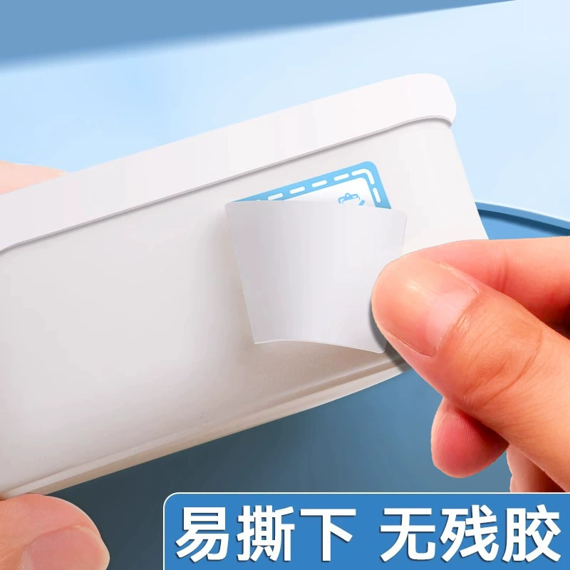 Waterproof-free date label sticker for fridge and frozen foods, self-adhesive tearable handwritten marker sticker