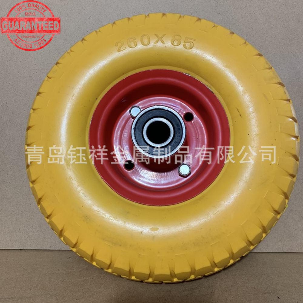 10X260x85寸户外车轮实心橡胶单轮载重80公斤适用各种手推车 LEO