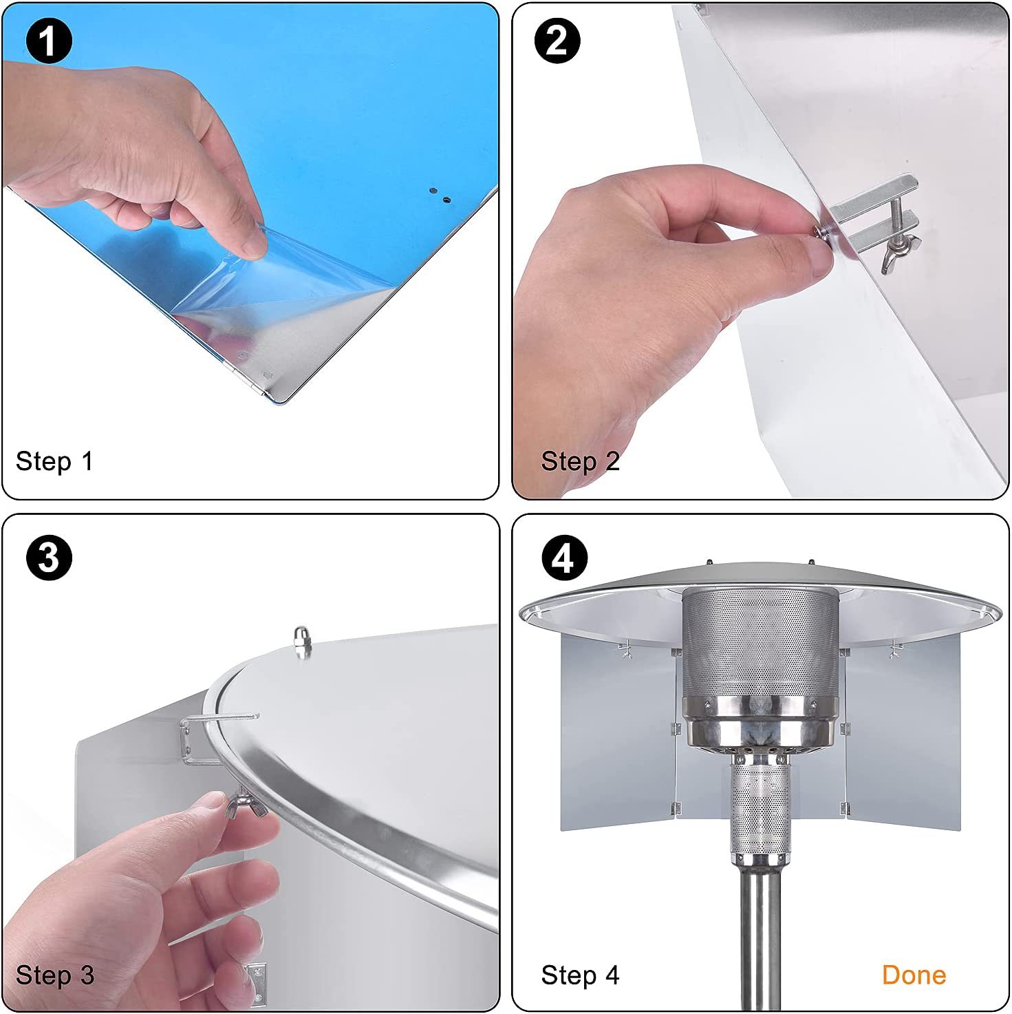 patio heater wind guard 10