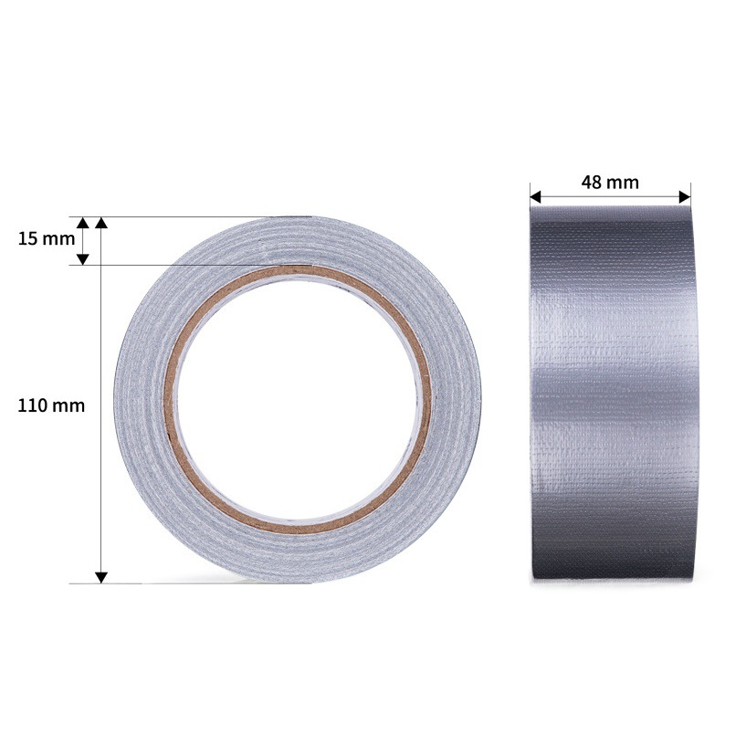 Deli 30800/30801 cinta de tela decorativa de un solo lado cinta de plata para la oficina de estudiantes disponible