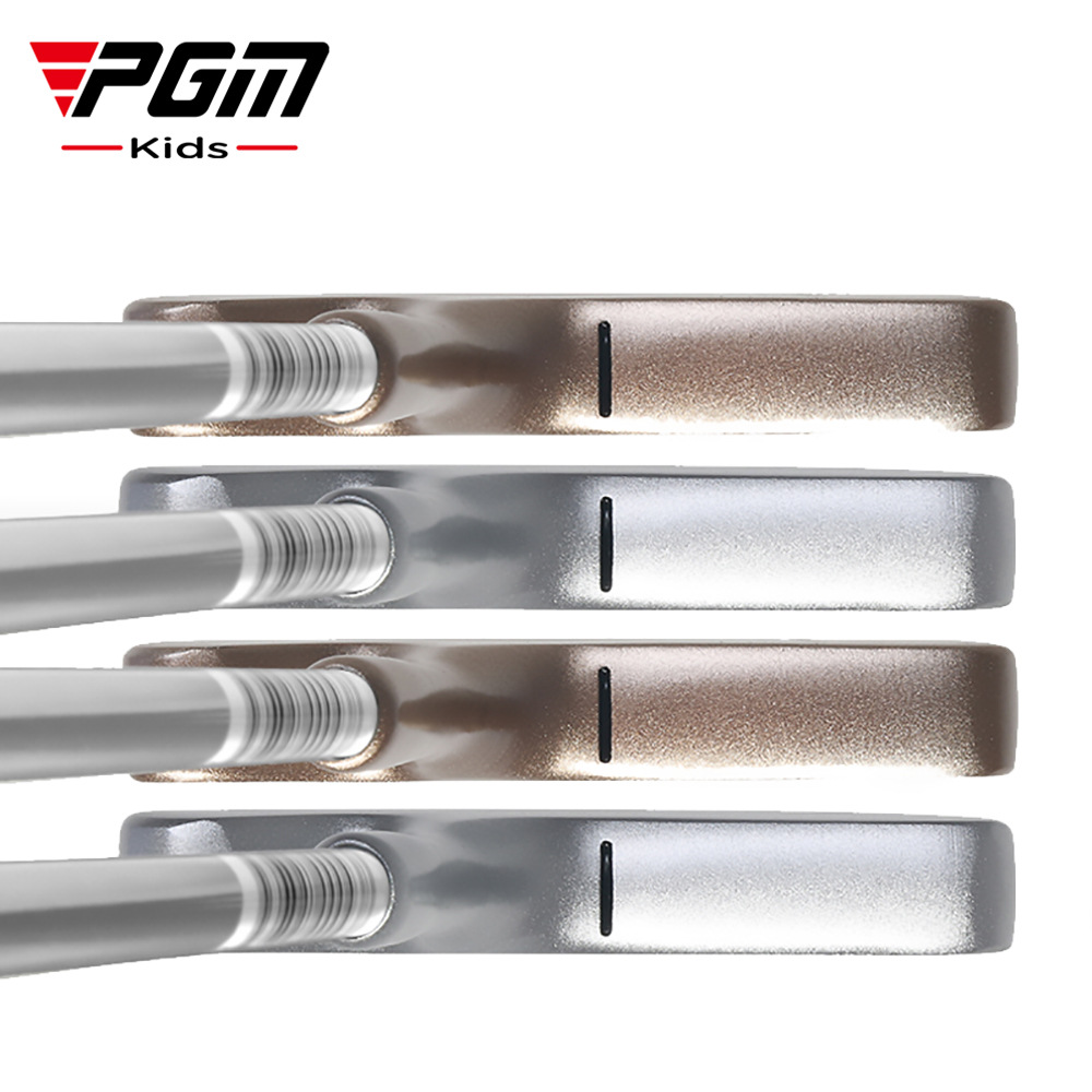 Gậy đánh golf trẻ em PGM hai mặt, có thể điều chỉnh độ dài 60-90 cm — Cô gái thân thép đẩy đầu bạc 9-12 tuổi, Cô gái thân thép đẩy đầu bạc 6-8 tuổi, Cô gái thân thép đẩy đầu bạc 3-5 tuổi, Cô gái thân thép đẩy đầu vàng 9-12 tuổi
