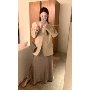 小众无领女春通勤西服