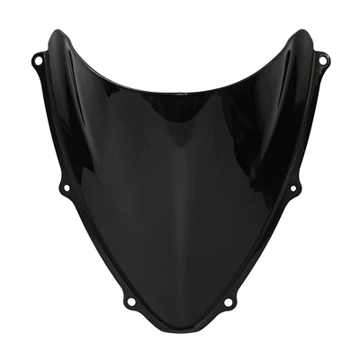 Suitable for Suzuki GSXR 600 750 06-07 K6 motorcycle front windshield windshield windshield (Motorcycle front windshield) - smoked-black