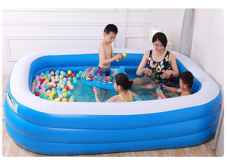 A充气泳池家用儿童充气球池加厚PVC水池婴儿游泳池玩具戏水池详情15