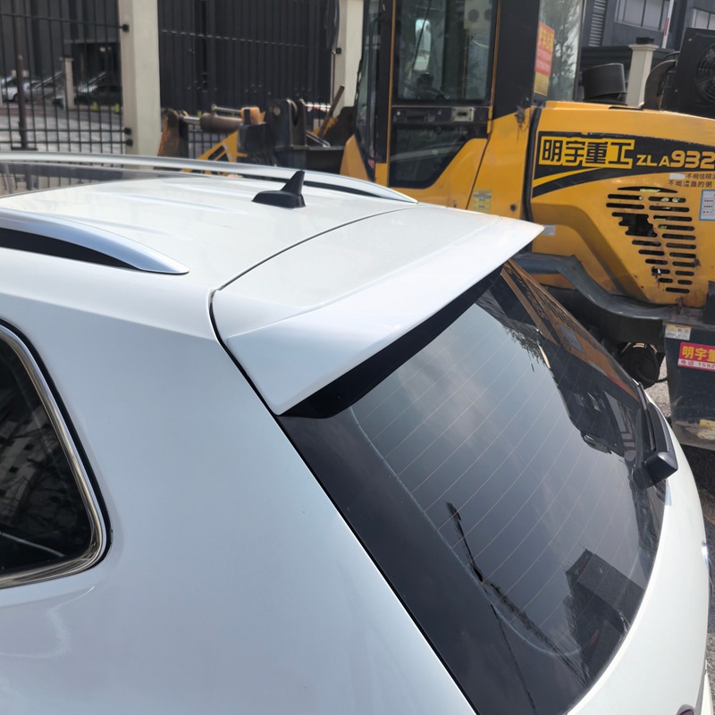 Suitable for 2017-2025 Volkswagen Tiguan L Modified Rline Rear Wing, No-Drill Paint-Coated Spoiler Roof Wing