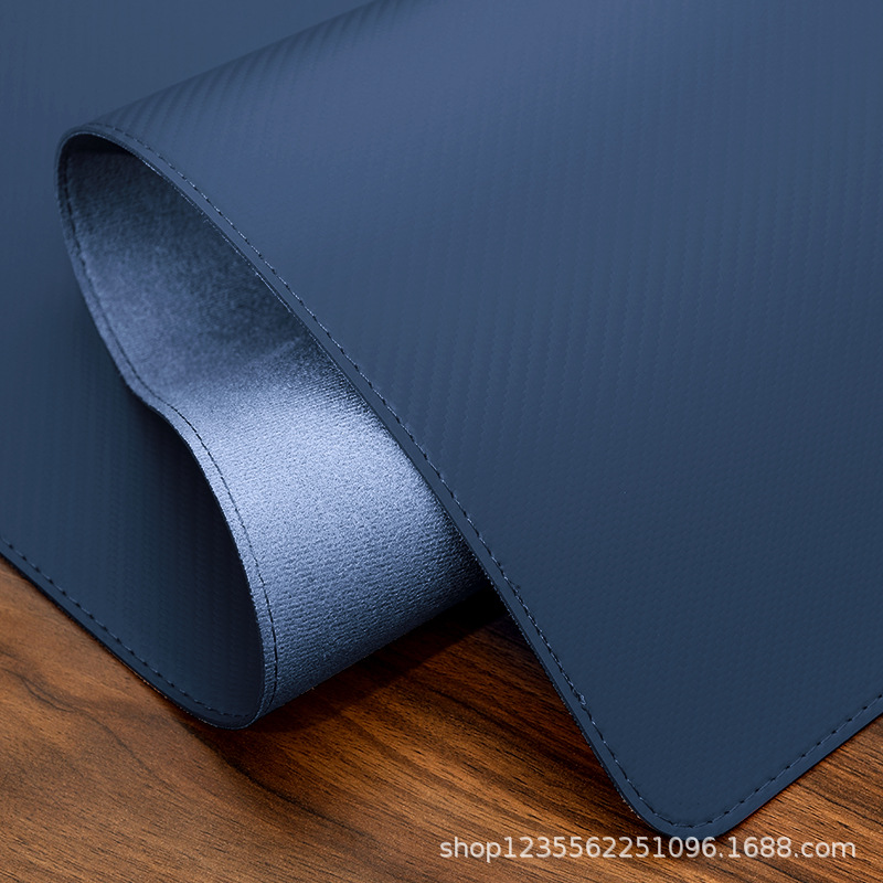 블루 - 탄소섬유 패턴 + 스웨이드 [로고 없는 봉제 버전]