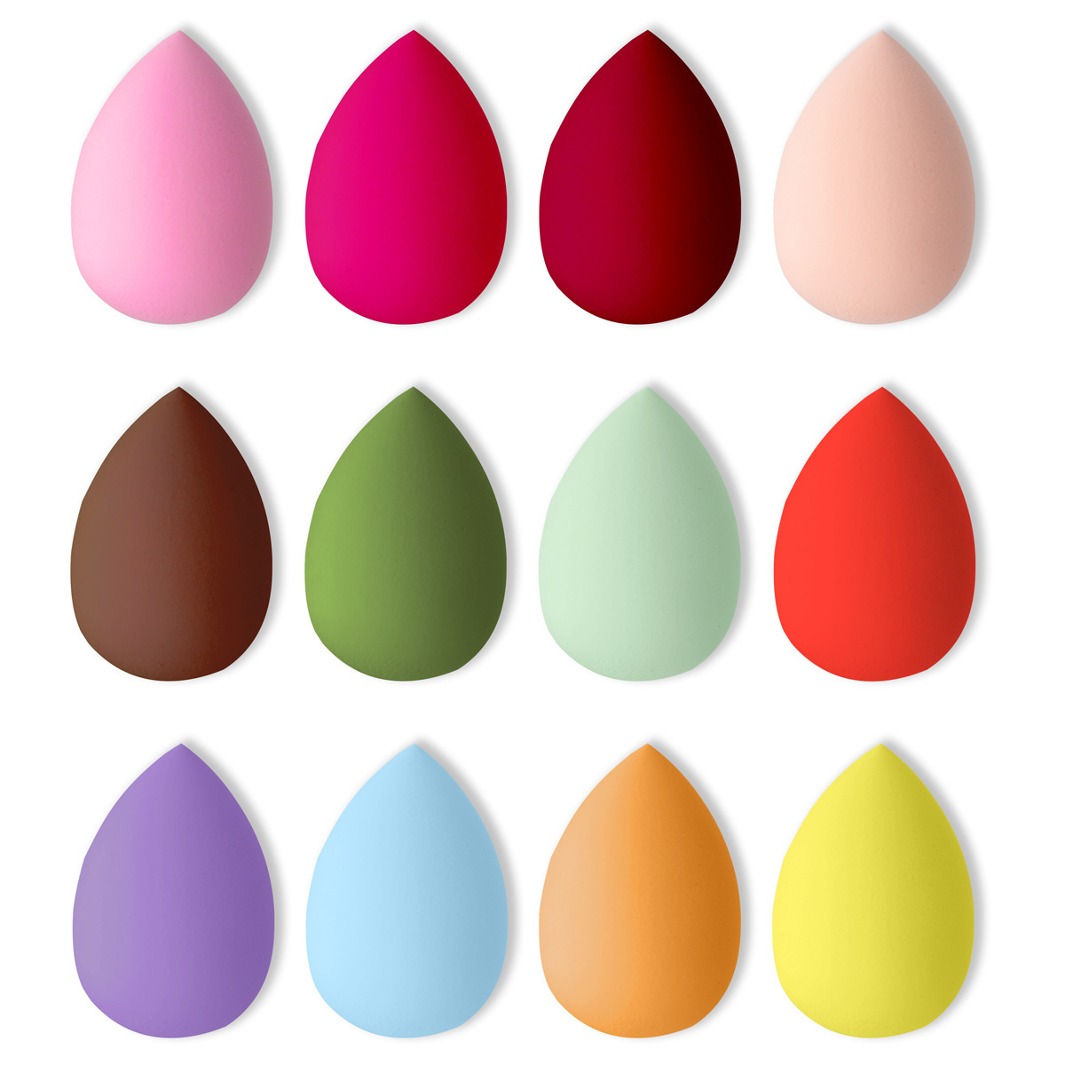 Huevo de belleza caja de huevo traje calabaza agua gota polvo puff maquillaje huevo maquillaje cojín de aire esponja herramientas de belleza