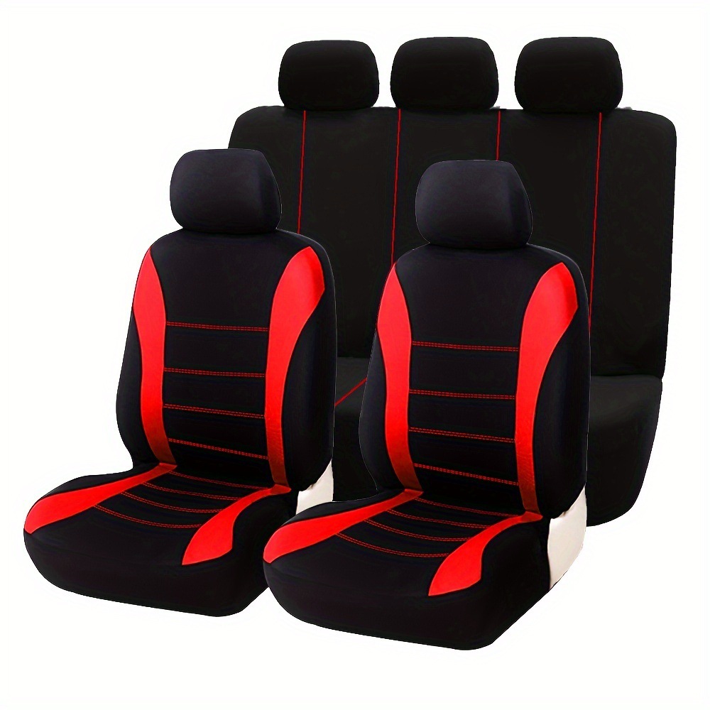 Amazon Export Cross-Border Temu Mexican Waistline Cross-Border Fabric Car Seat Cover Universal All-Inclusive Black