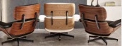 Eames Lounge Chair Single Sofa Chair Balcony Living Room Lounger Sofa Modern Minimalist Office Nap Chair Relaxation Lounge Chair