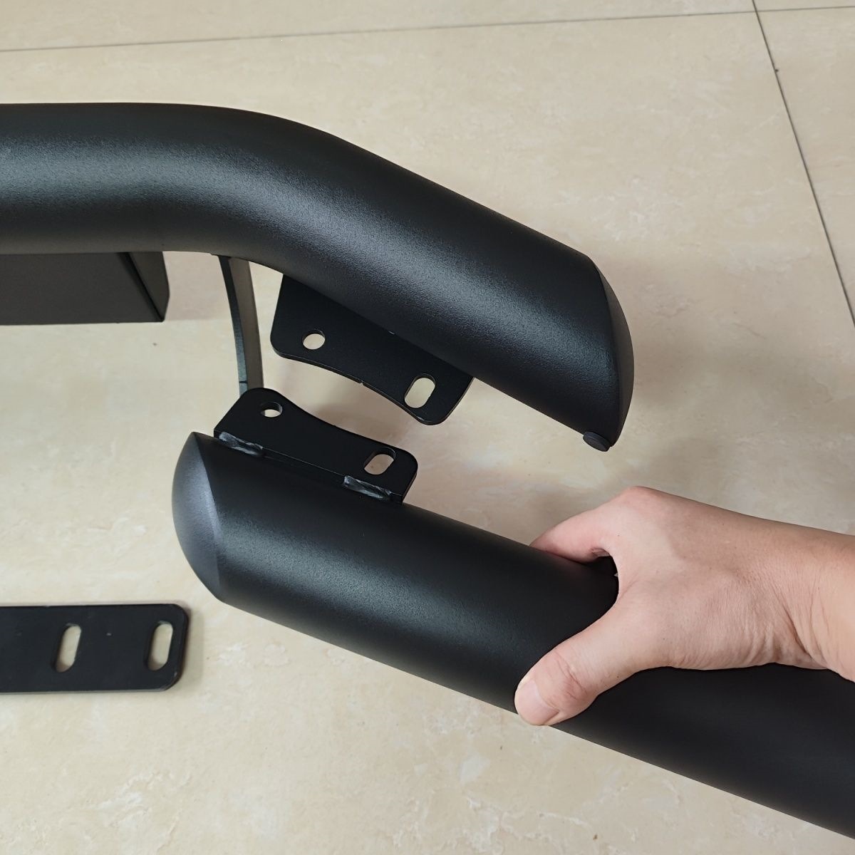Suitable for 2015-2026 Hilux REVO modified front bumper, three-section front bumper, anti-collision bar