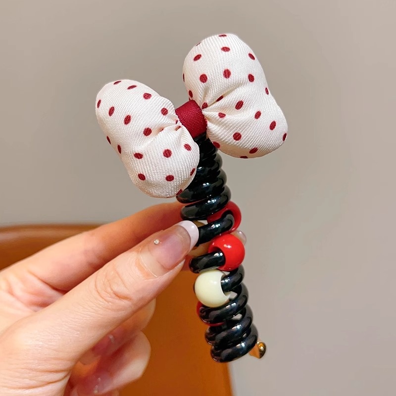 Trenza de burbuja simple japonesa, cuerda para la cabeza, mujer 2024, nueva línea telefónica de amor de alta gama, anillo para el cabello, cola de caballo, artefacto de cabello trenzado