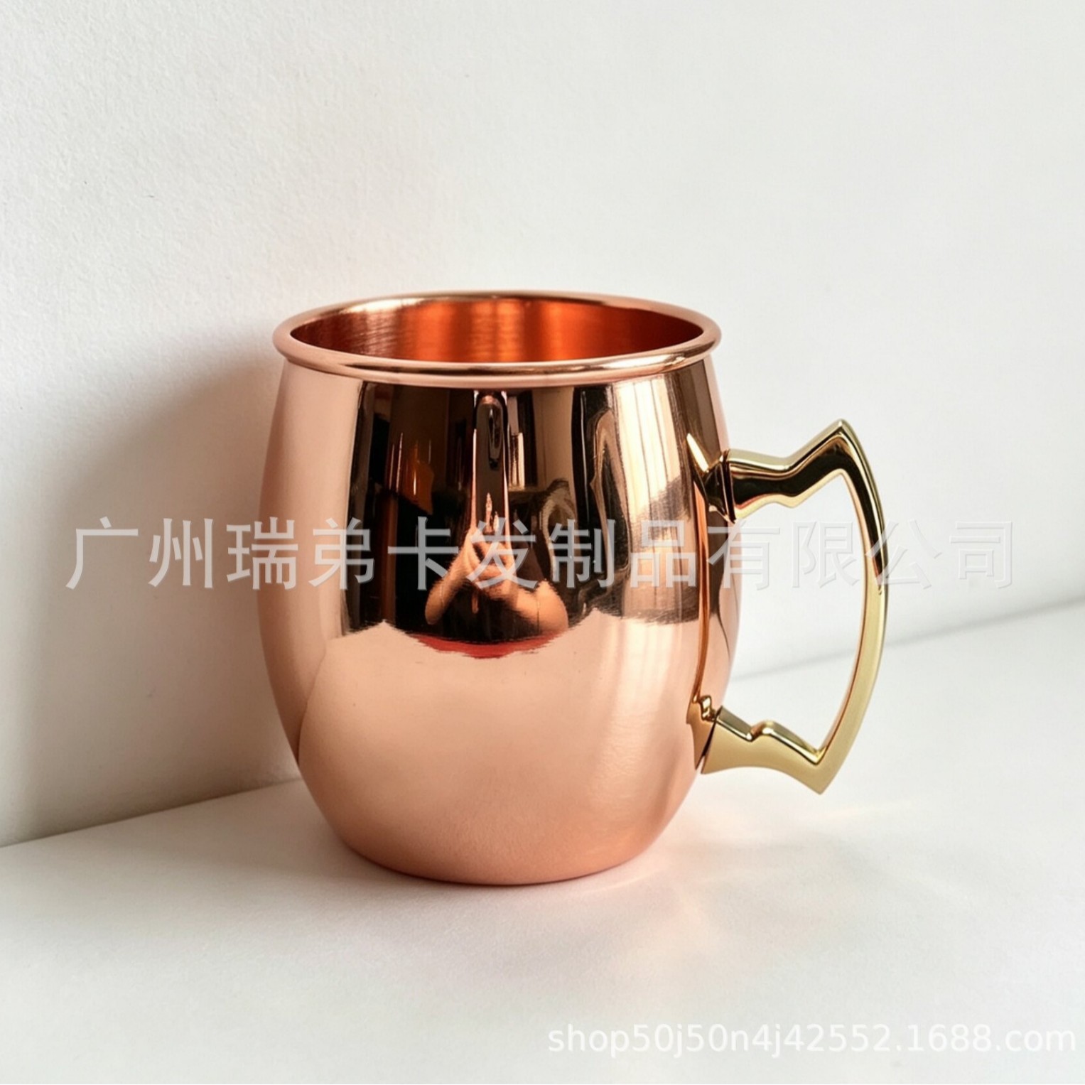 베어 구리 컵 350ml(내부 및 외부 전기도금)
