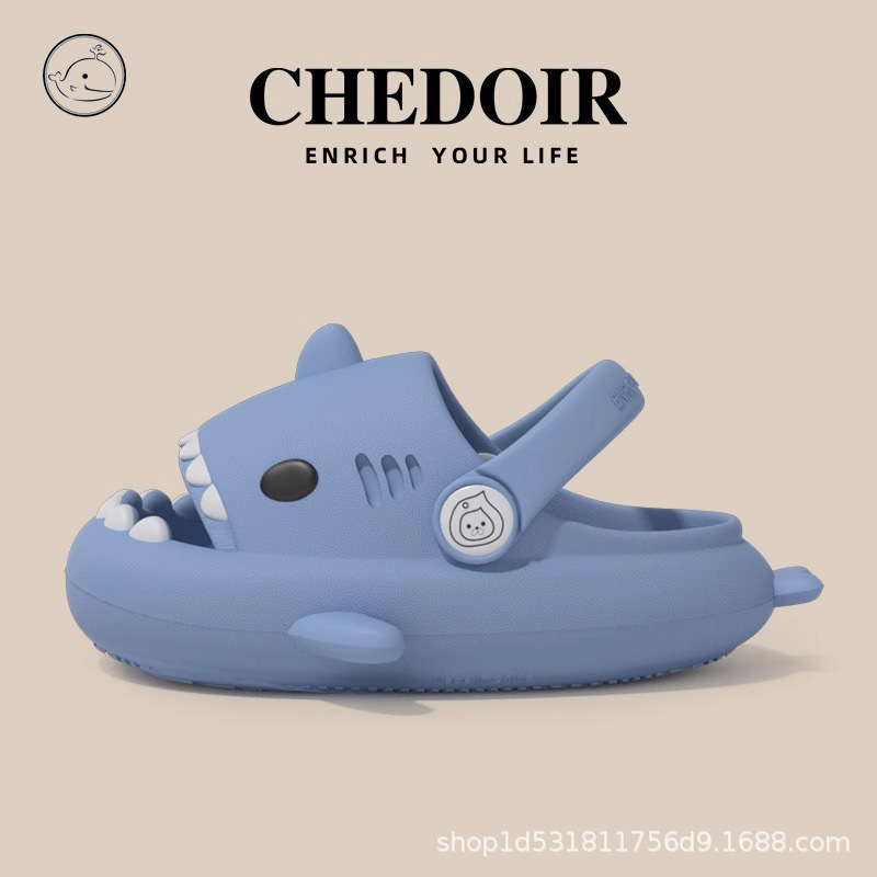 Factory Store Shark Children's Slippers Soft Sole Non-Slip Infant Toddler Closed-Toe Slippers Boys Girls Baby Clog Shoes