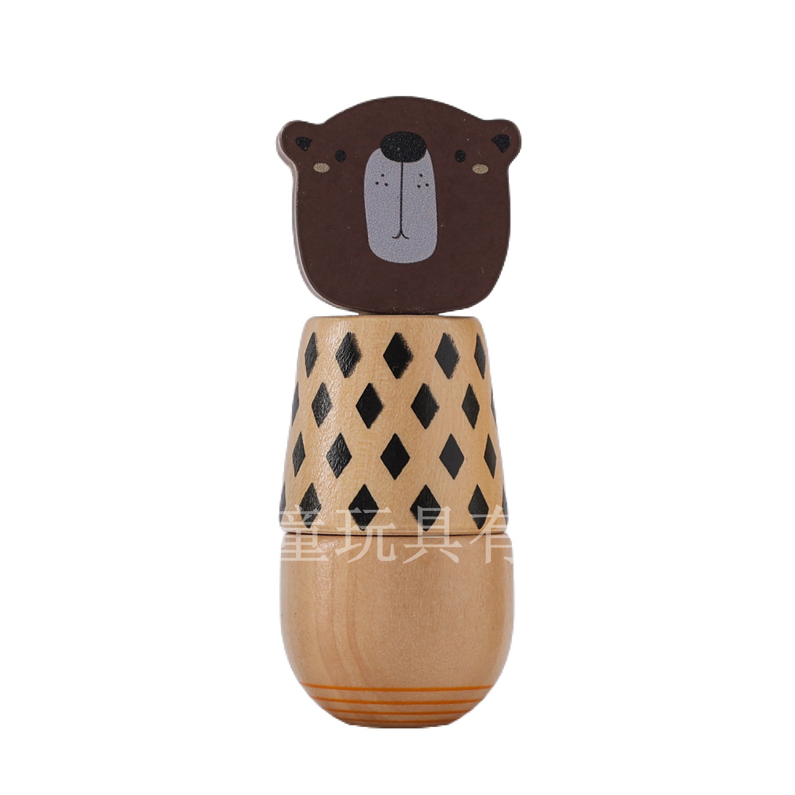 Educación temprana para bebés, juguetes de tornillo prácticos, bloques de construcción de animales de dibujos animados, juguetes combinados de tuercas giratorias ensamblados