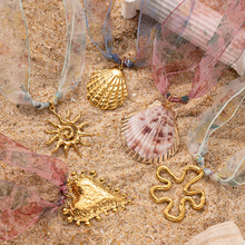 ̩��ŷ���Ѹ�����ŮС����Ʋ�ɫ˿��18k�𱴿ǰ��ĵ�׹�Ҽ�ins��