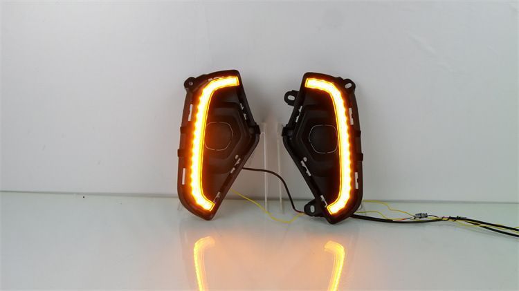 Suitable for 23-24 Rav4 Special Daytime Running Lights Rav4 Daytime Running Lights Led Fog Light Frame Modification Flow