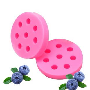 DIY baking blueberry shape cake fondant cake decoration clay liquid silicone mold