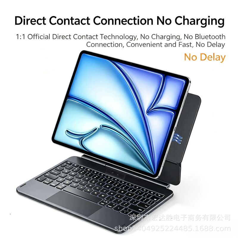 Suitable for Apple iPad Magic Keyboard iPad Air5678 Magnetic Floating Backlit Keyboard Contact Connection 11inch