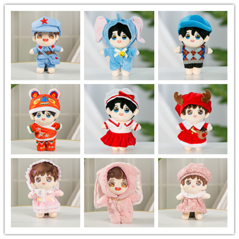 En stock 20cm estrella muñeca ropa linda muñeca ropa periférica Corea del Sur estrella muñeca reemplazo ropa muñeca