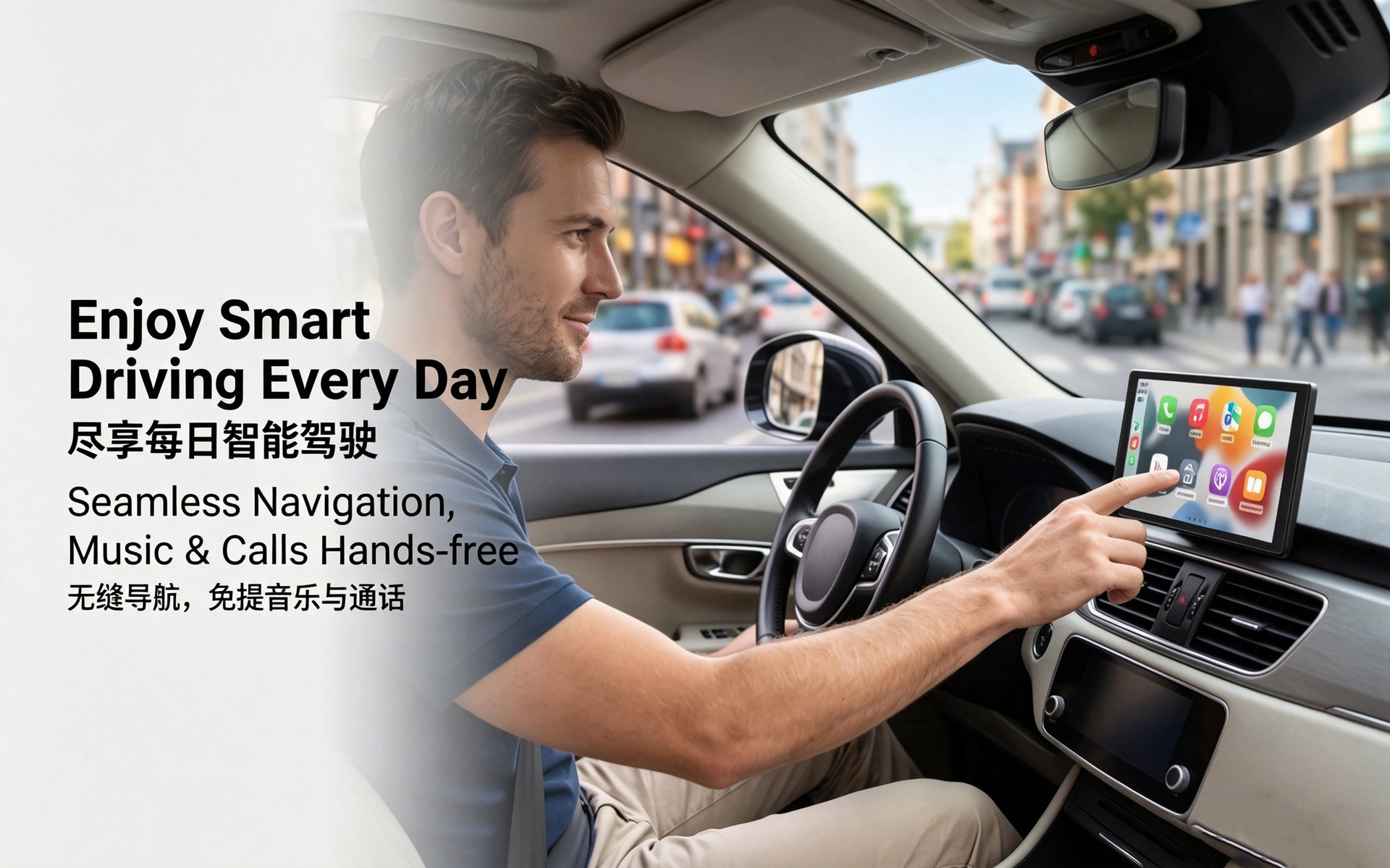 9inch Car Mp5 Player with Bluetooth Carplay Navigation Radio Capacitive Screen Universal Model 983
