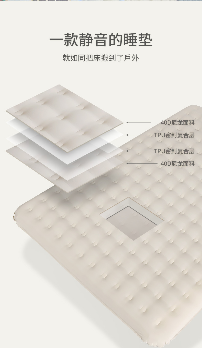 网红气垫床充气床垫打地铺加厚双人高级家用办公折叠打气充气睡床详情5