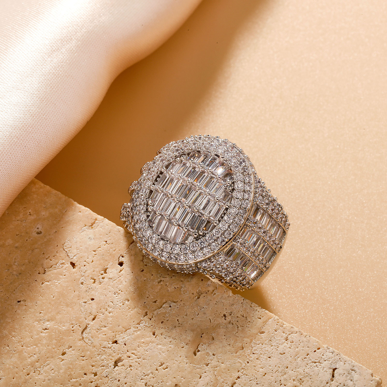 retro hermetic trend ring hip-hop style