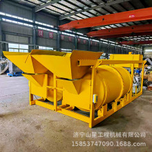 乡村小路铺设沥青拌合机 双罐式公路维修搅拌机 连续作业搅拌均匀